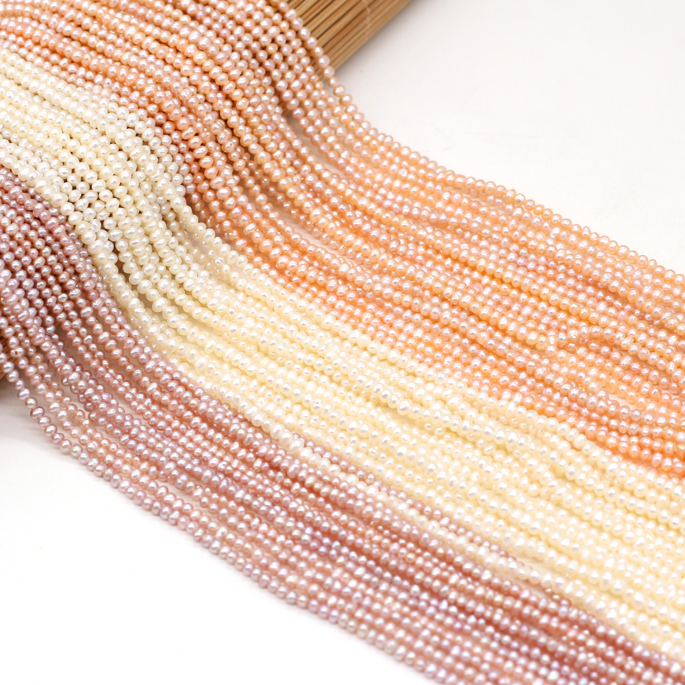 Exquisite natural freshwater pearl potato beads DIY jewelry accessories, handcrafted jewelry necklaces, semi-finished product production and wholesale pic 18