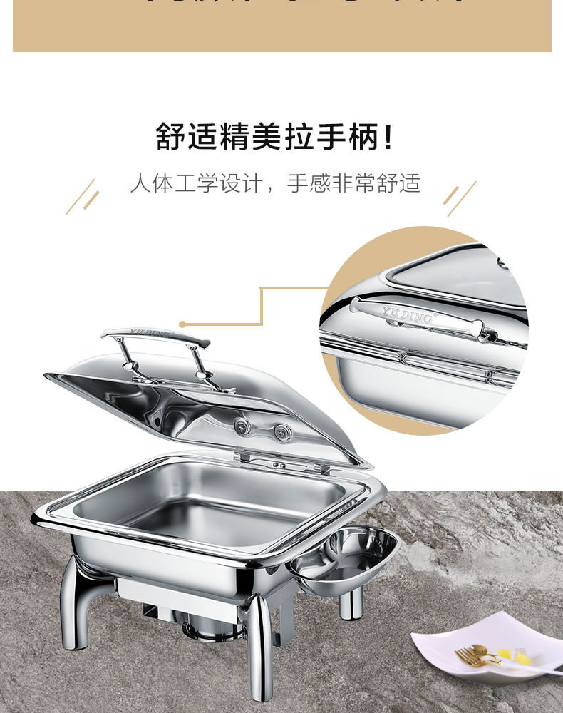 Visible square mechanical buffer hydraulic glass-covered buffy stove insulated self-service lunch box pic 8