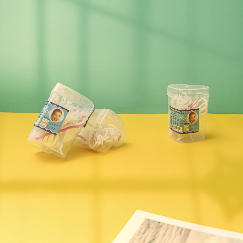 Love dental floss box, disposable plastic toothpicks, dental care, portable dental floss sticks, family floss picks pic 9