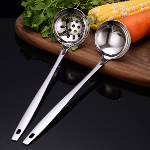 跨境304不锈钢勺子酒店自助加厚蛋形壳喝粥勺家用加厚加深公用勺详情10