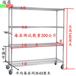 远昌电商物流仓库分拣车斜兜播种式拣货车配货车理货车带轮子台车详情7