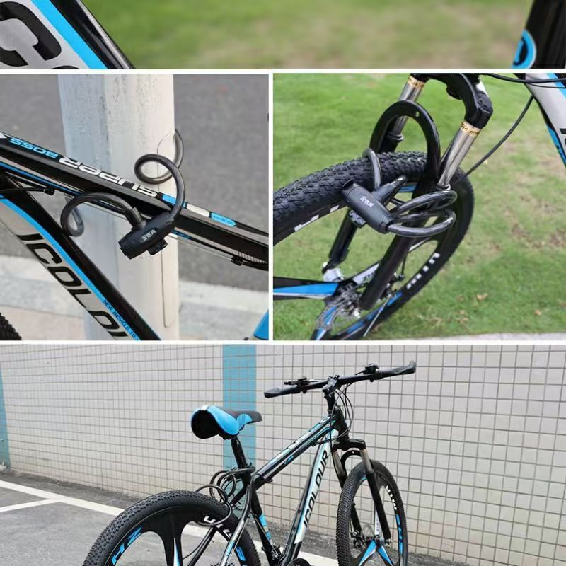 Anti-theft combination lock, steel cable combination lock, smart home anti-picking safety lock pic 23