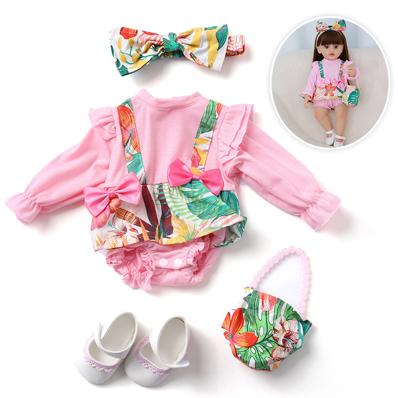 55-centimeter doll clothes, life-like reborn doll girl, doll fashion change, 22-inch doll doll clothes pic 4
