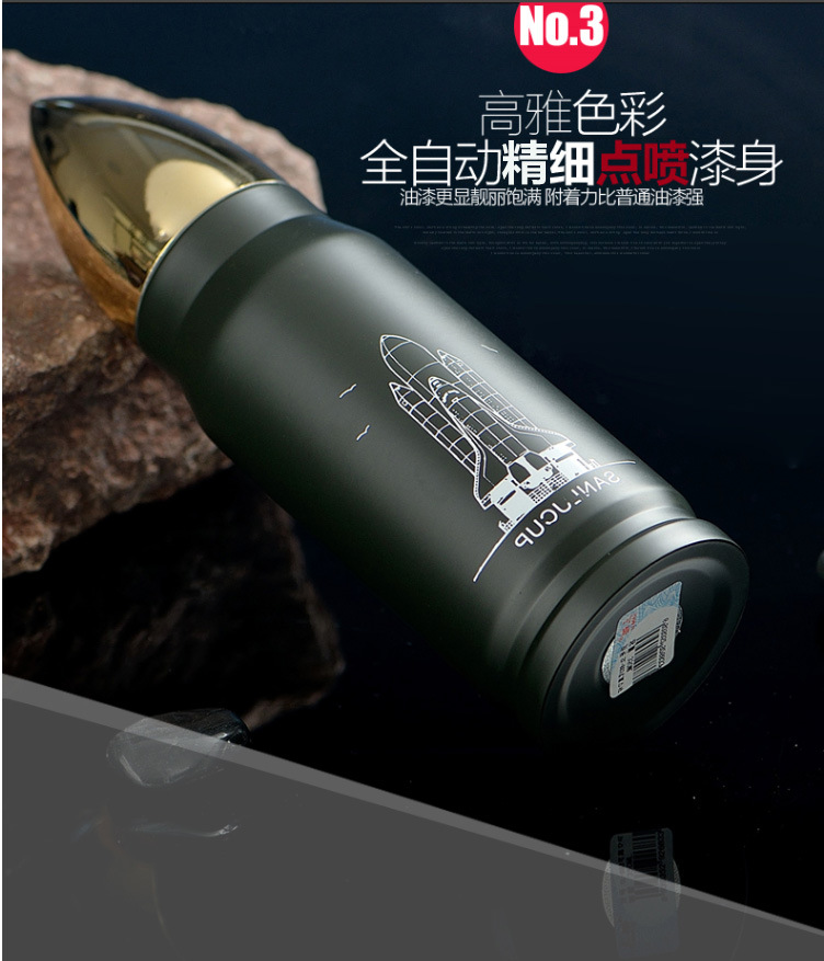 外贸子弹头不锈钢保温杯炮弹真空水杯商务礼品杯子水壶批发刻logo详情19