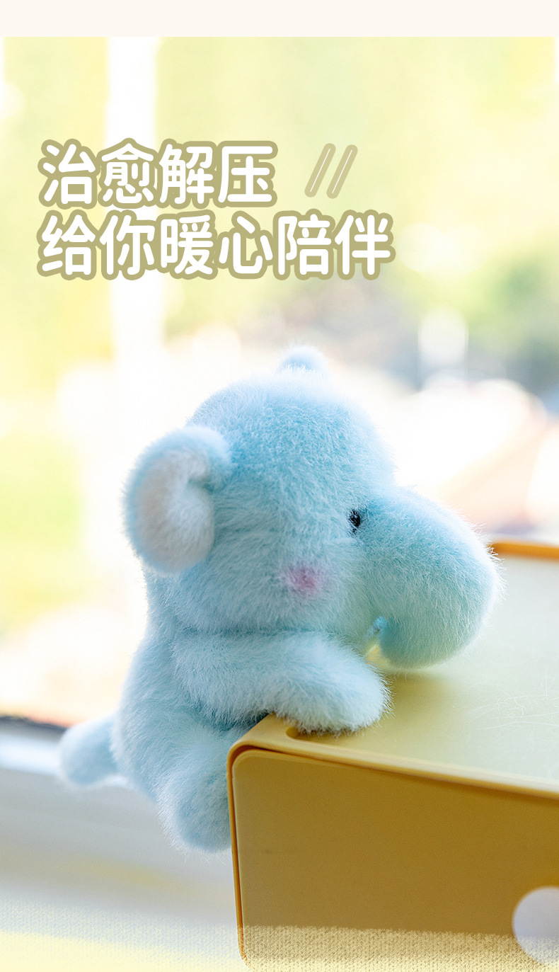 可爱趴趴大象狐狸企鹅公仔毛绒玩具玩偶儿童陪伴娃娃生日礼物桌陪详情12