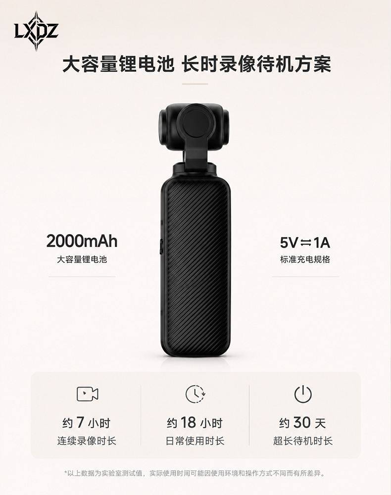 LXdZ口袋高清手持运动相机拍摄记录仪录音录像云台超清防抖厂家详情9
