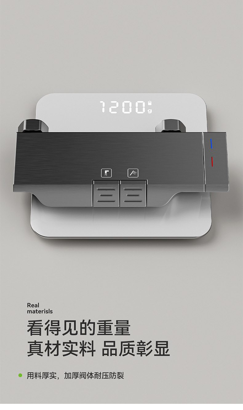 Carefully selected simple shower head, no top spray, large water volume gun, grey shower head set, pressurized hotel shower head wholesale pic 7