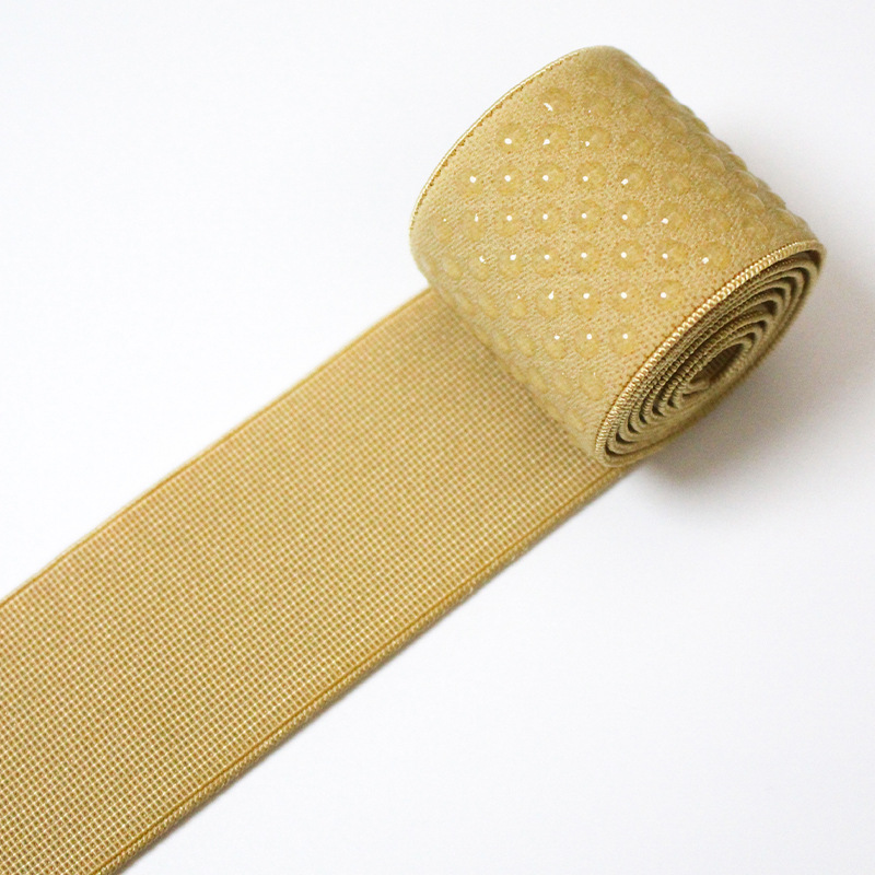 Factory-customized anti-slip elastic bands, silicone anti-slip rubber bands, underwear elastic bands, waistband accessories are selling well with high elasticity pic 7