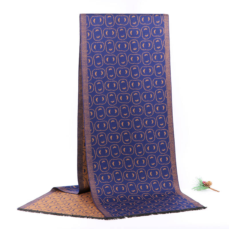 外贸男士围巾批发厂家男秋冬流苏围巾格子围巾仿羊绒围巾源厂家详情41