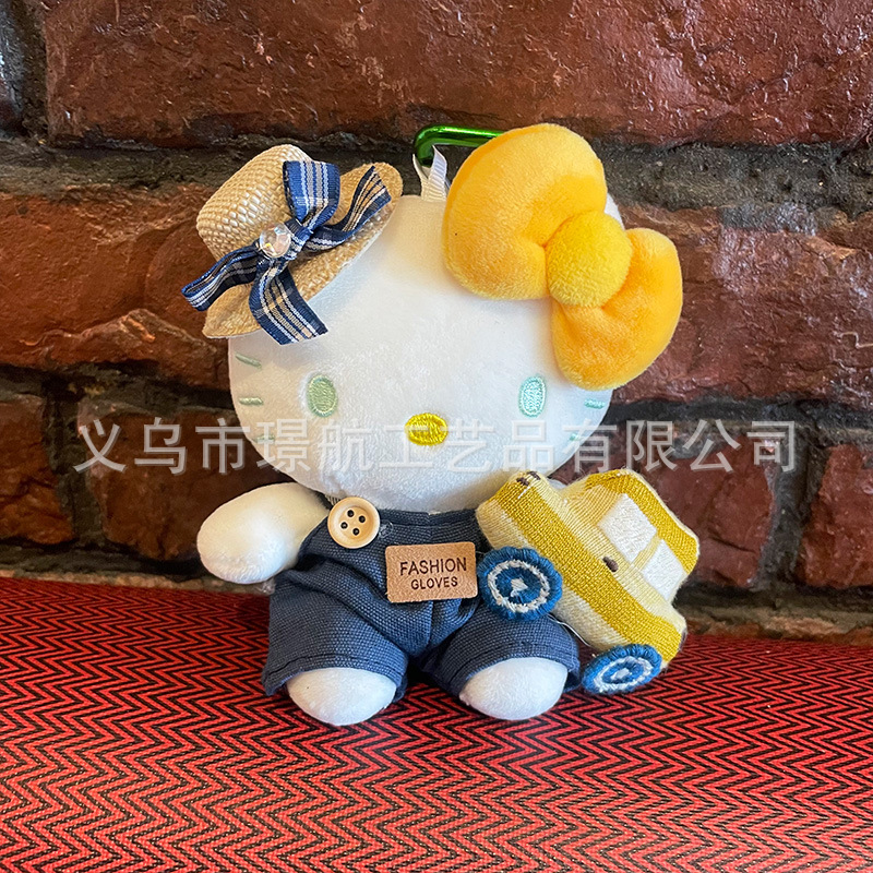 Cute hellokitty keychain pendant, kt cat plush doll, fashionable bag pendant, Kitty doll pic 1