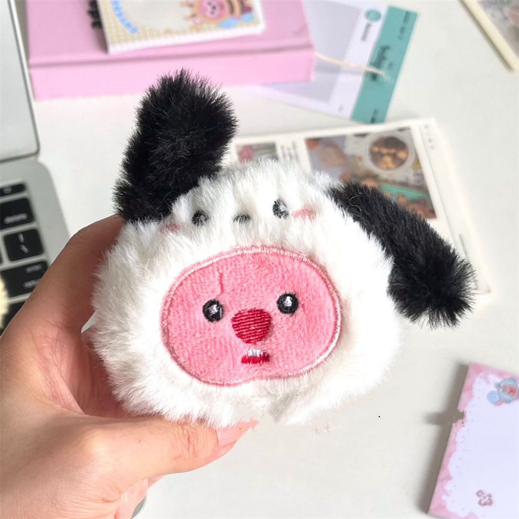 新款loopy露比毛绒玩偶挂件可爱海狸公仔钥匙扣抓机婚庆玩具批发详情3