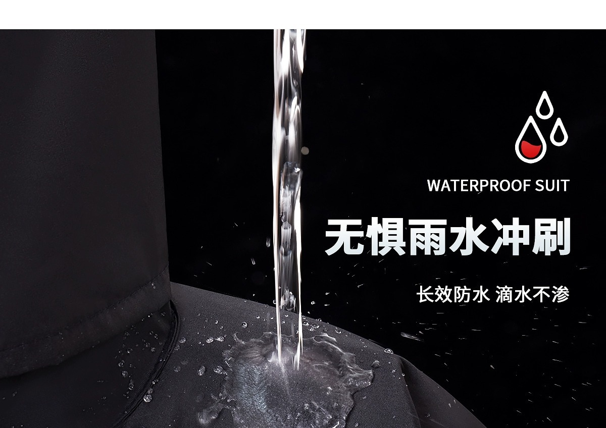 雨衣雨裤套装全身防暴雨男女成人分体式反光电动车户外骑行雨衣详情5
