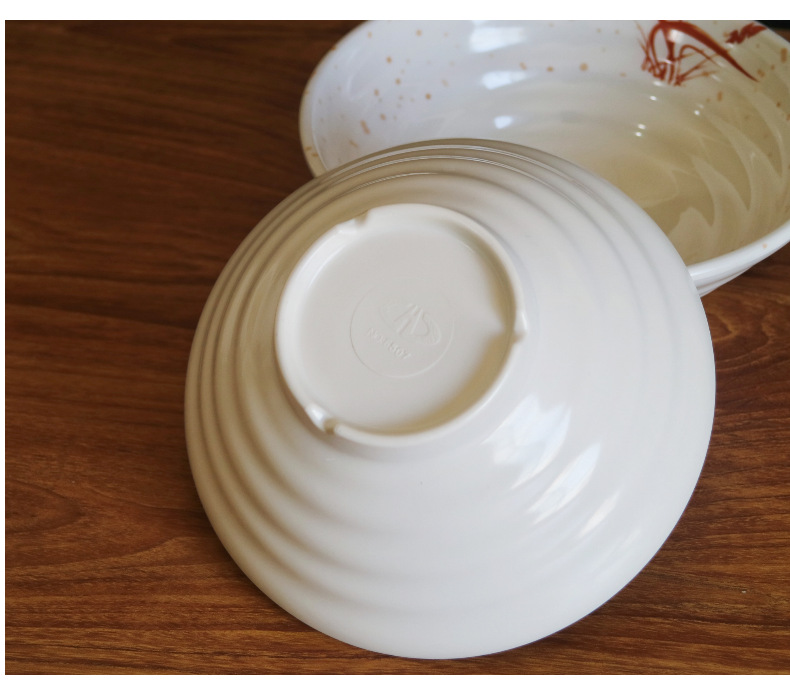 Autumn Grass flower Melamine noodle bowl, large bowl, soup noodle bowl, patterned set, beef noodle bowl, soup bowl, rice bowl, soup spoon, flavor plate in stock pic 7
