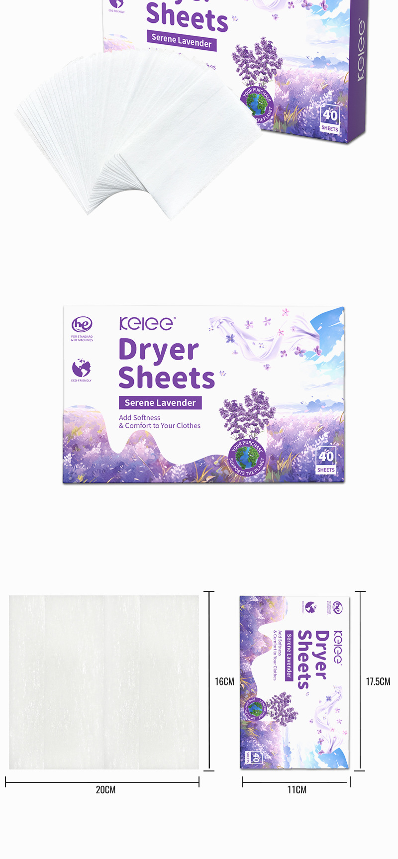 Specialized for foreign trade clothing softening sheets, drying machine, drying sheets, fragrant clothes, lingering fragrance sheets, laundry companion Dryersheets pic 7