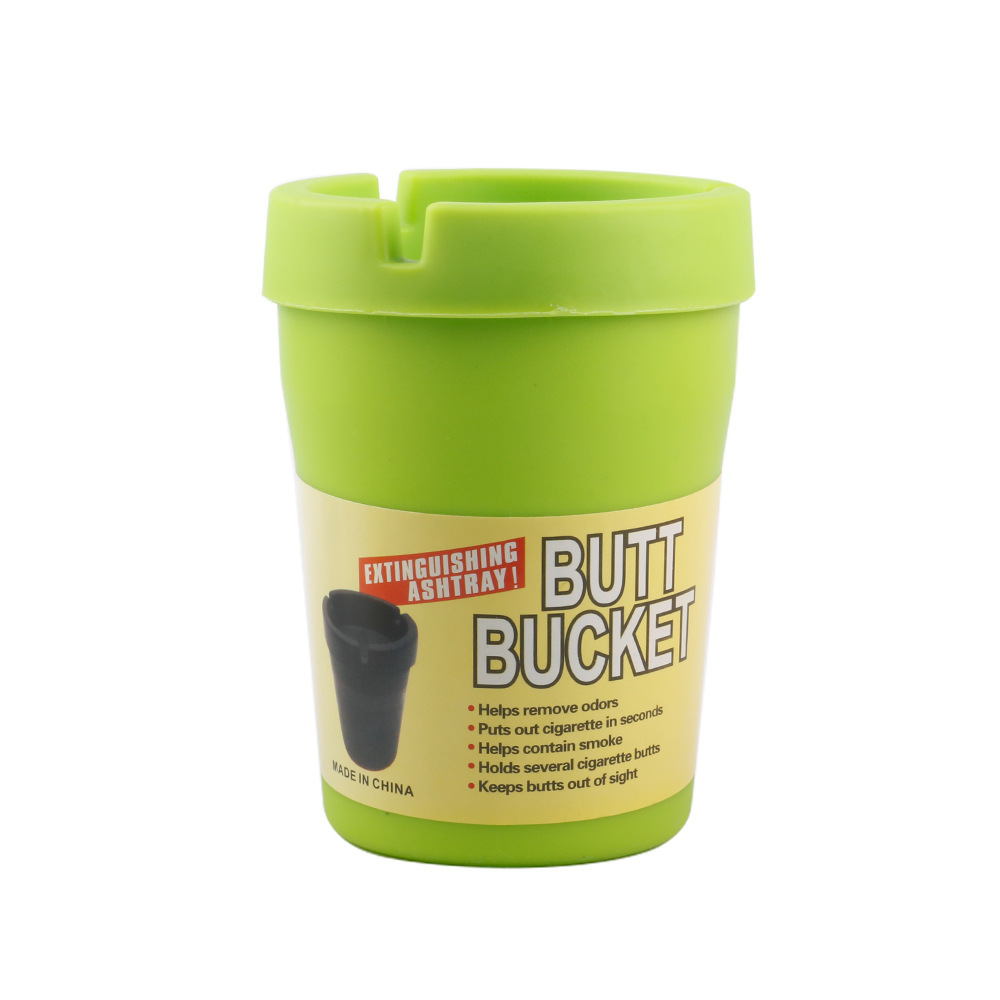 跨境热卖塑料车载烟灰缸 可拆卸便携PP材质多色塑料烟缸 Ashtray详情8