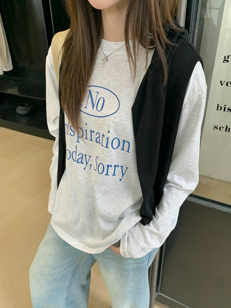 衣天堂出游季天丝防晒罩衫女春夏内搭宽松慵懒感chic韩系长袖T恤详情19