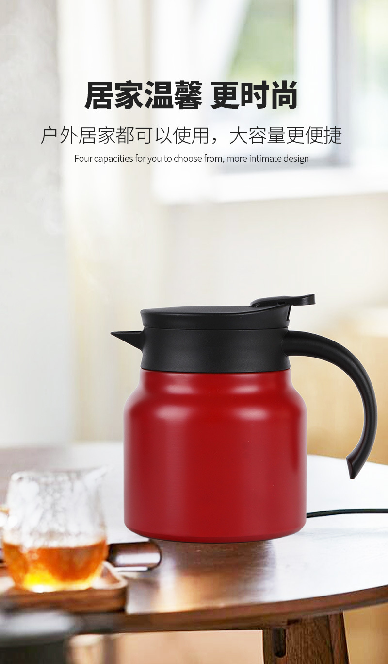 便携式大容量保温壶茶水 不锈钢焖茶壶家用 老白茶办公室闷茶壶详情13