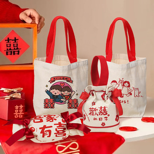 Customized blank drawstring canvas drawstring bags in stock, thickened large-capacity cotton storage bags, new canvas bags wholesale pic 5