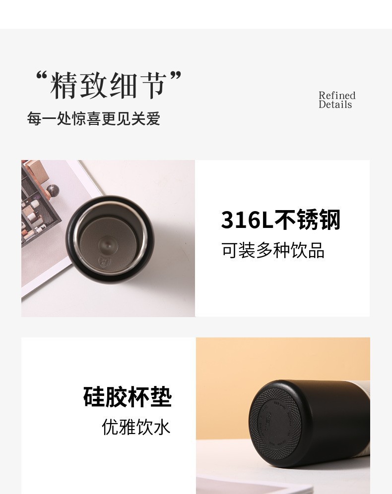 不锈钢黑武士保温杯大容量运动水壶便携手提水杯户外杯详情8