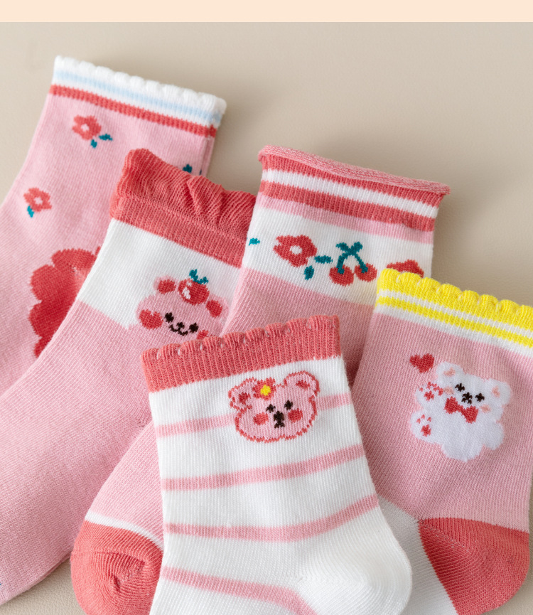 外贸儿童袜子秋冬季女孩宝宝袜男童中筒袜女童小孩袜诸暨童袜批发详情10
