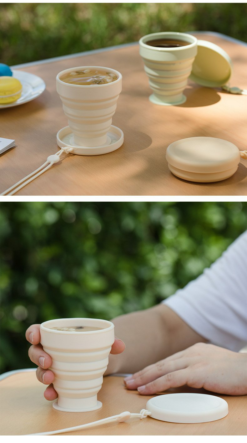 折叠水杯旅行漱口杯硅胶户外可伸缩旅游出差便携牙刷口杯压缩杯子详情16