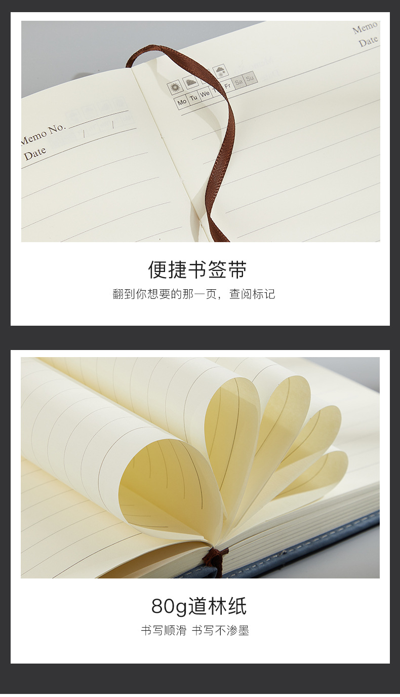 a5 notebook, b5 notebook, student gift, exercise book, notepad set, Super thick diary, business planner pic 11