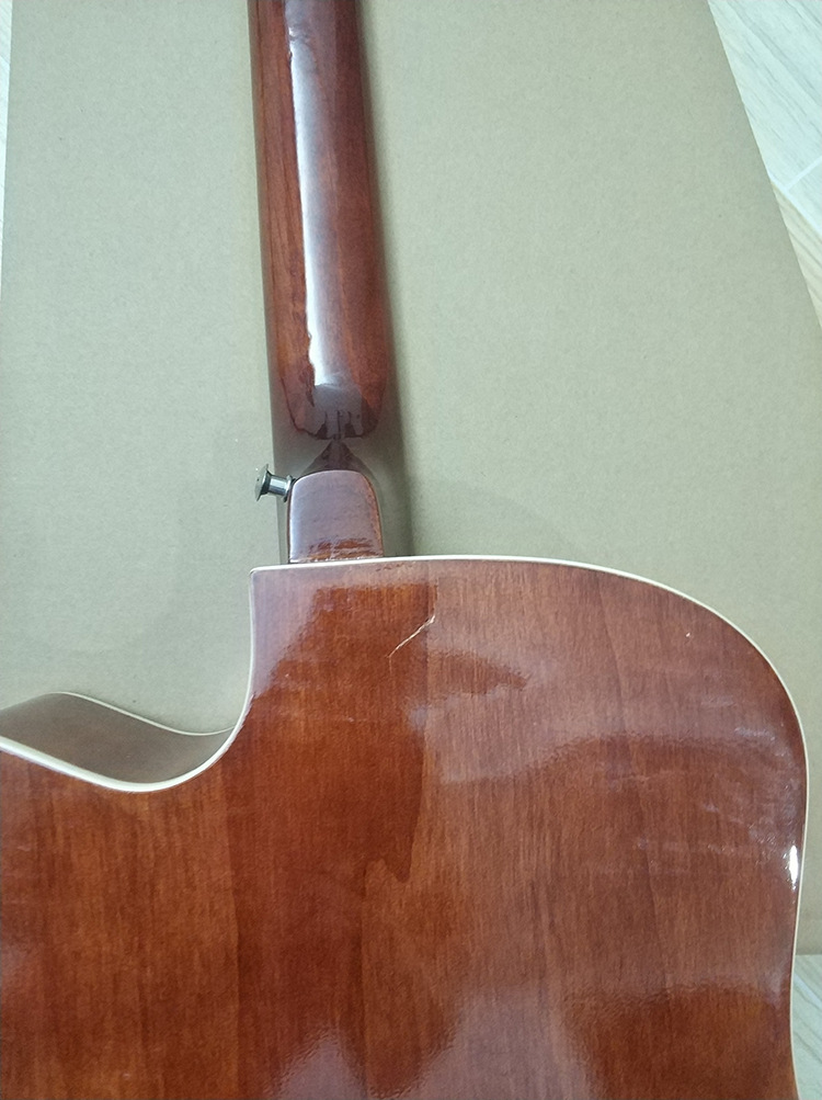 Factory direct sales of 38-inch guitars, 41-inch folk guitars, defective guitars, and practice acoustic guitars without affecting usage pic 15
