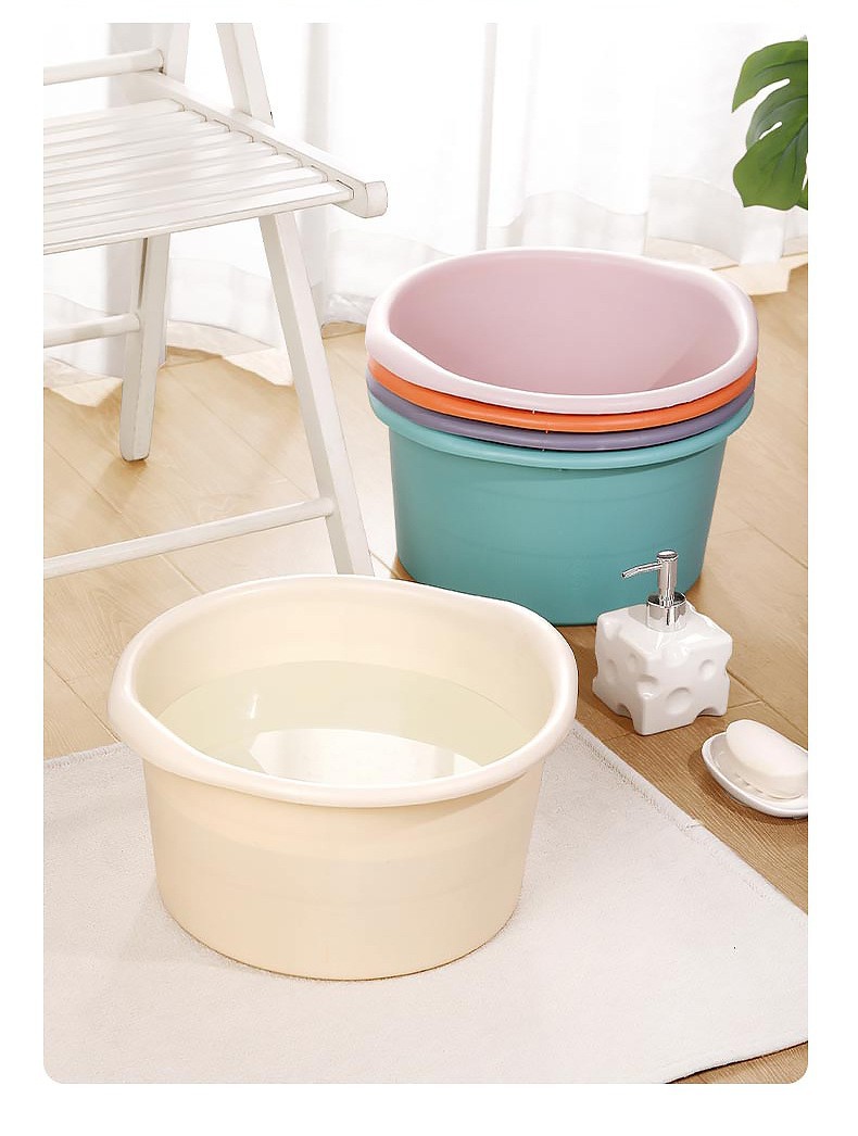养生泡脚桶家用泡脚盆女宿舍洗脚桶省水泡脚专用桶塑料大号洗脚盆详情6