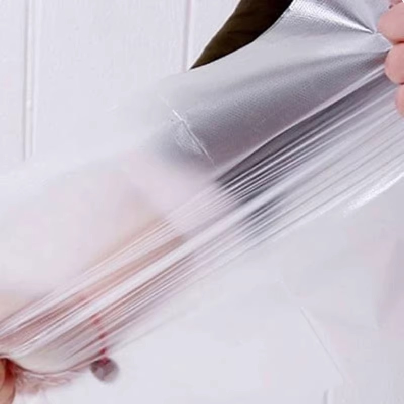 Small, transparent and thickened white garbage bag, special for hotel rooms, disposable black one piece, free shipping pic 14