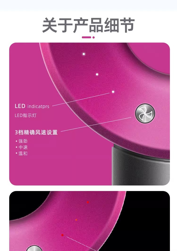 吹风机家用负离子护发速干华强北静音戴高速吹头发风筒家电电器详情11