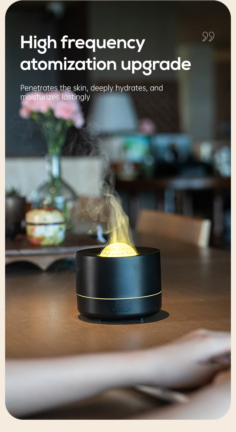 2025新款星空投影香薰机礼物USB插电大雾量七彩浪漫氛围灯加湿器详情30