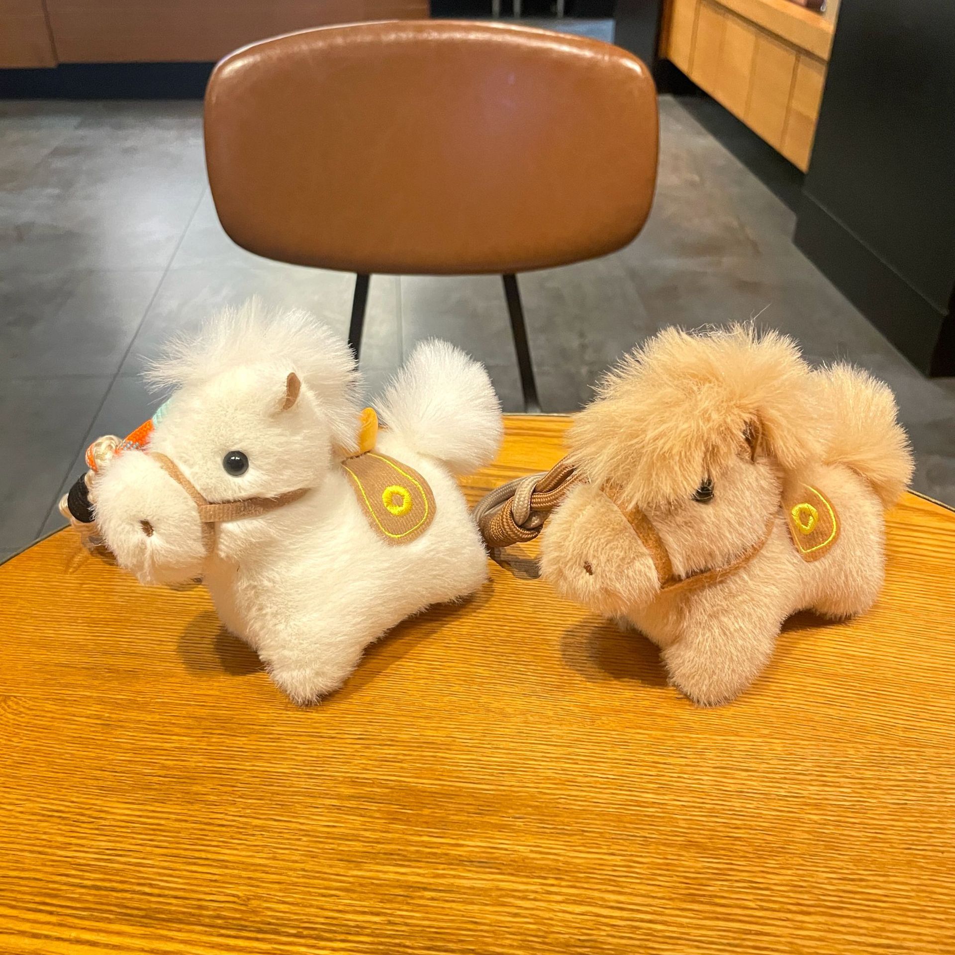 2026 Year of the Horse mascot Plush horse keychain pendant, popular Yuan BMW doll, cute bag pendant gift pic 8