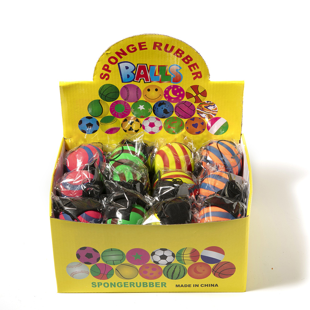 Cross-border best-selling wrist ball 63MMPU elastic ball fitness high-elasticity rubber ball toss ball factory direct sales pic 26