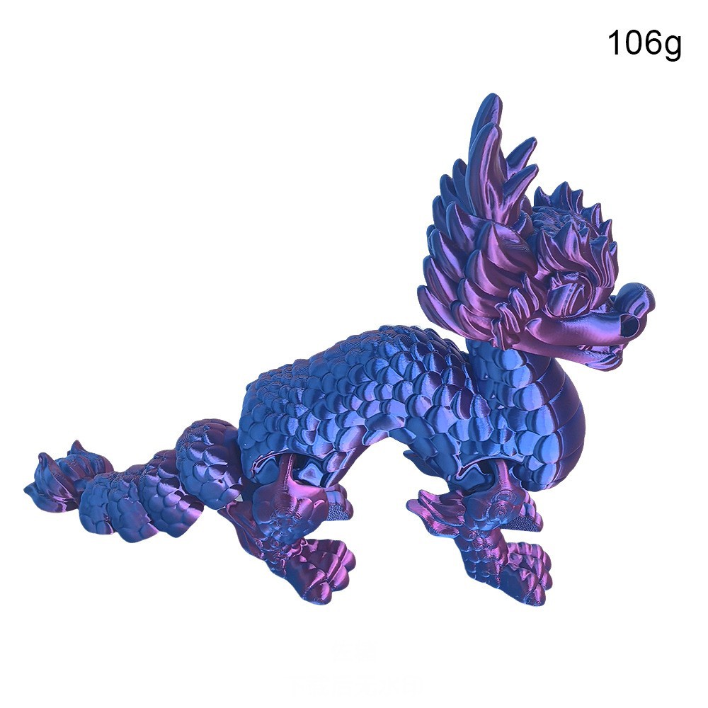 跨境热销3D打印玩具摆件新奇特神龙手办龙蛋飞龙减压潮玩工厂直销详情5