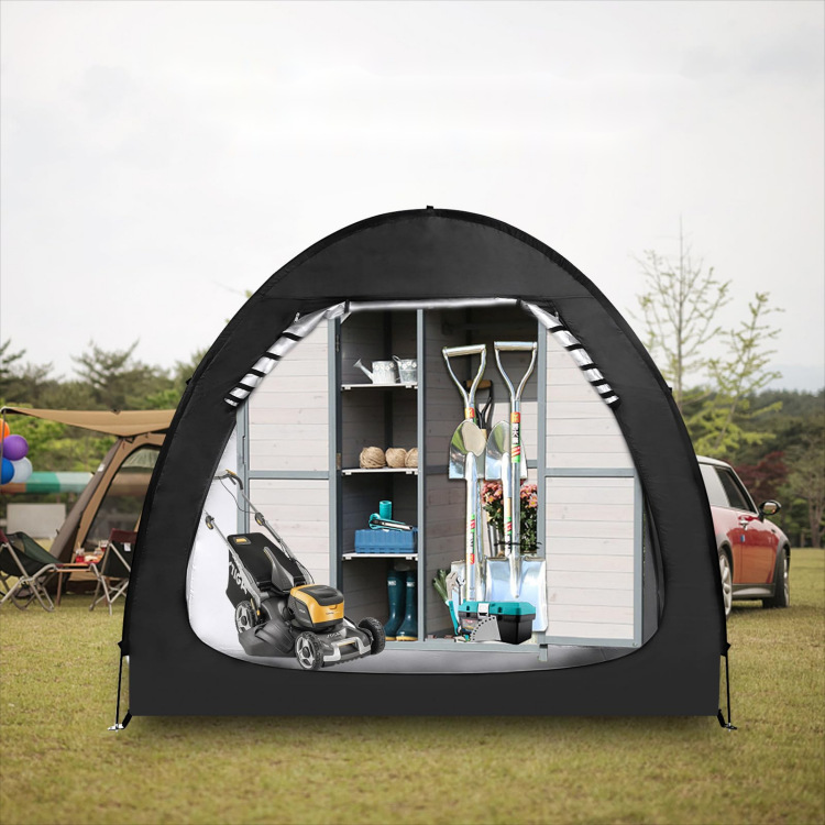 Factory wholesale outdoor storage and parking mountain bike tents, large-space foldable portable outdoor bicycle tents pic 2