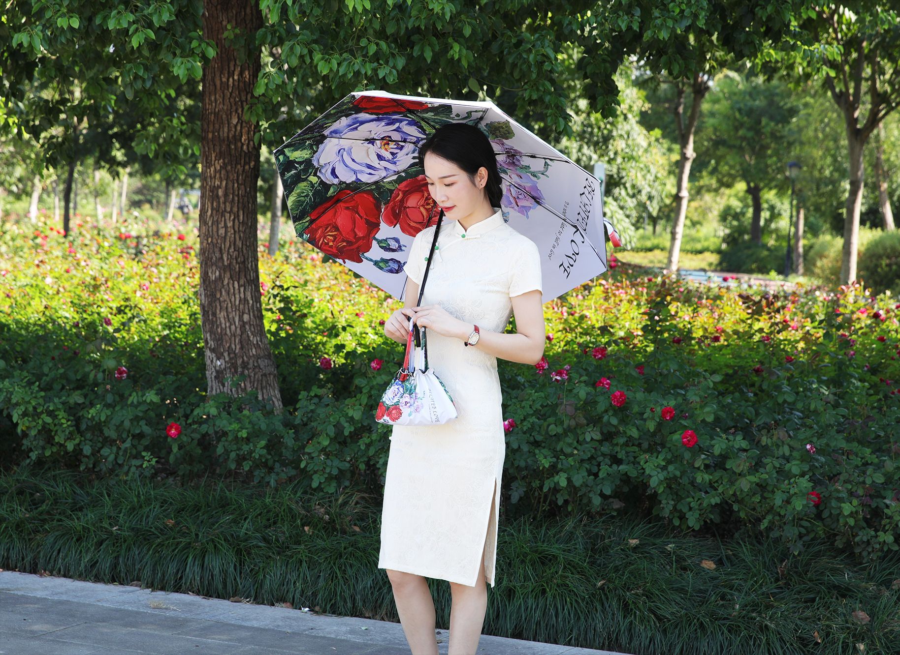 胶囊遮阳伞户外防晒花卉礼品伞晴雨两用便携折叠太阳伞定logo广告详情2