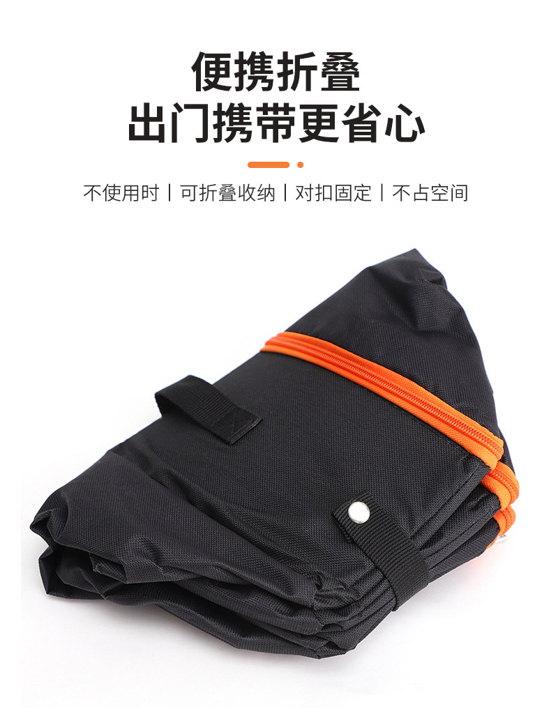 Rongka Pet Cross-border Waterproof foldable Travel Cat Toilet, Portable mobile Cat Litter box, large capacity, simple and portable cat litter box pic 4