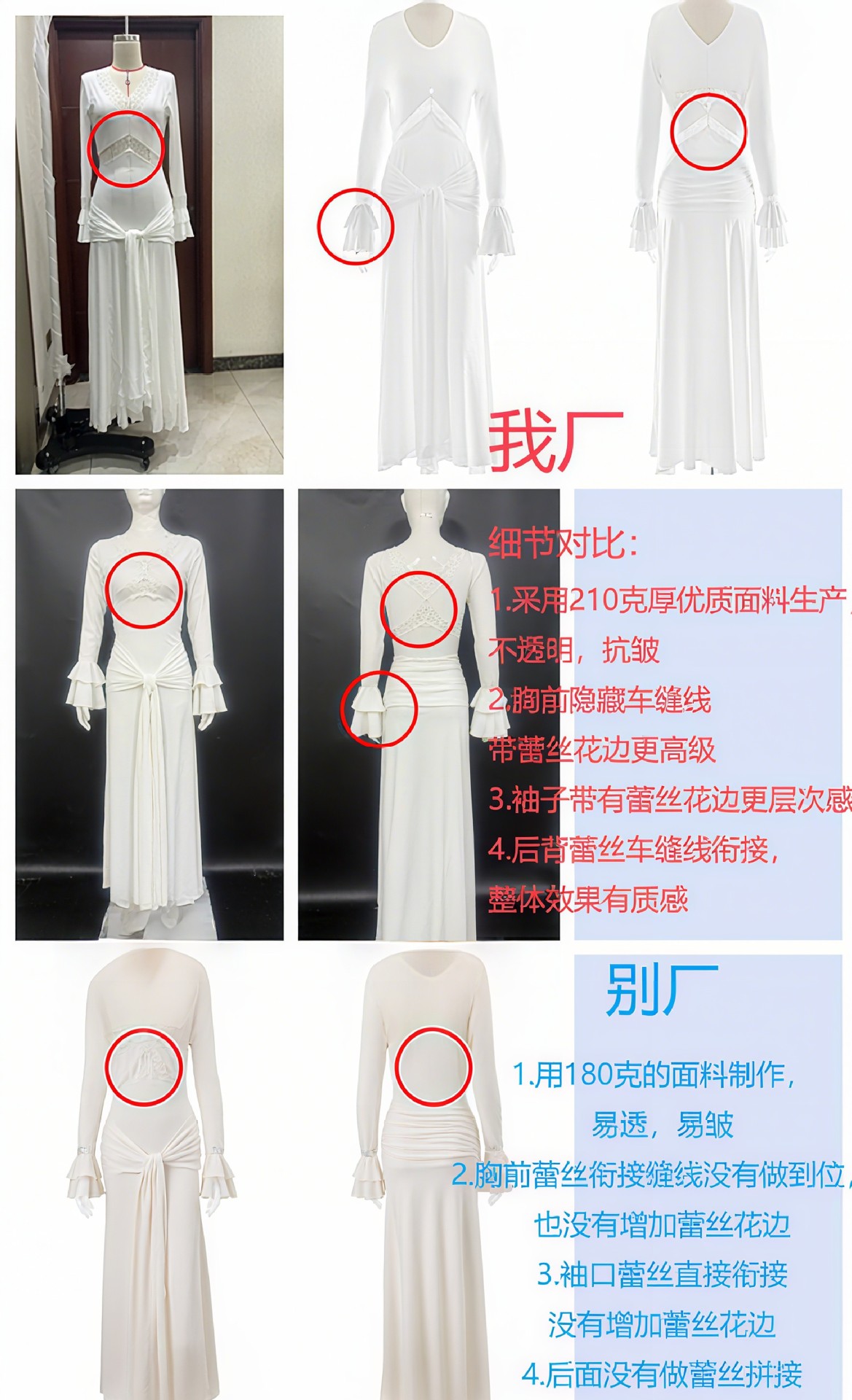 New fashionable lace, sexy and spicy long dress for women in foreign trade, flared sleeves, figure-hugging and patchwork European and American dress for women pic 2