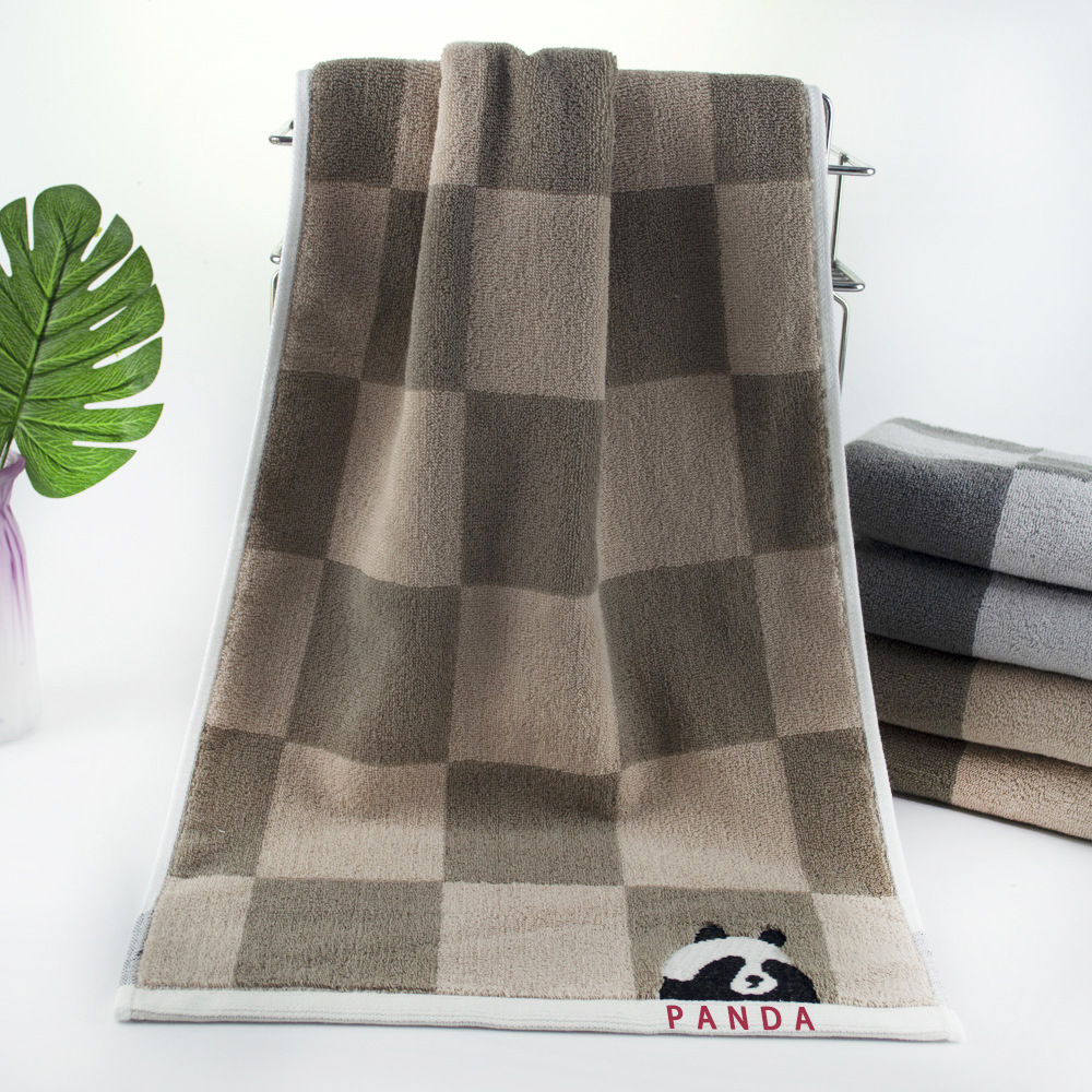 毛巾纯棉加厚面巾极限股色织提花全棉毛巾柔软吸水成人洗脸巾批发详情33