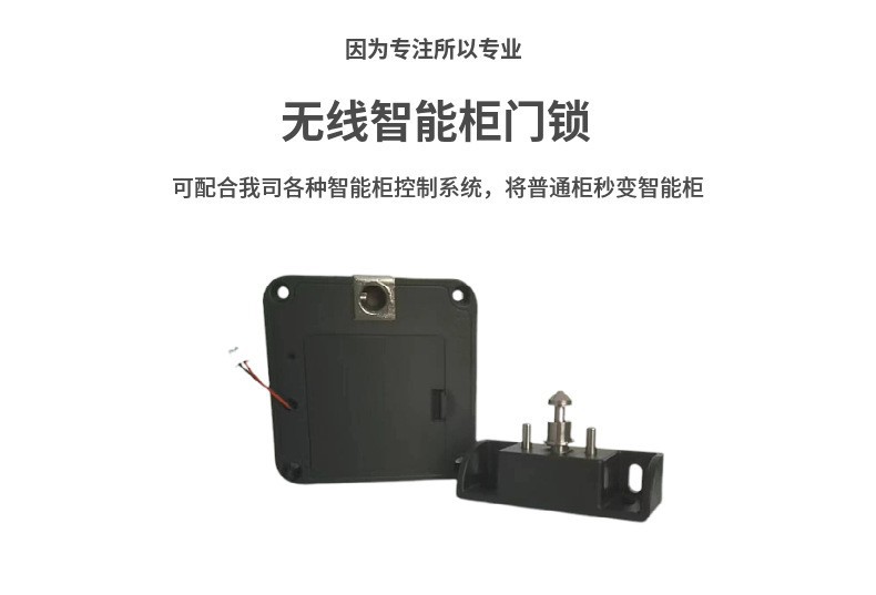Equipped with system wireless lock, abs plastic locker lock, office storage locker lock, wooden cabinet lock, and wireless cabinet door lock pic 1