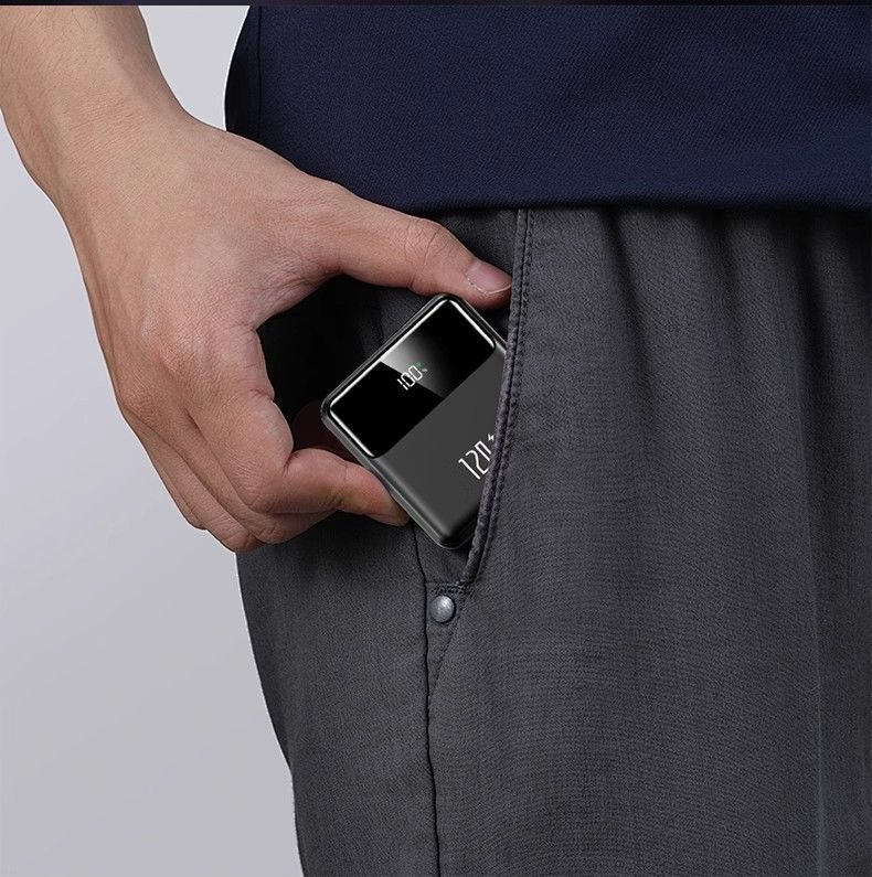 Wholesale of built-in four-wire mini power banks, 20,000 mah large-capacity mobile power banks, portable gift LOGO pic 23