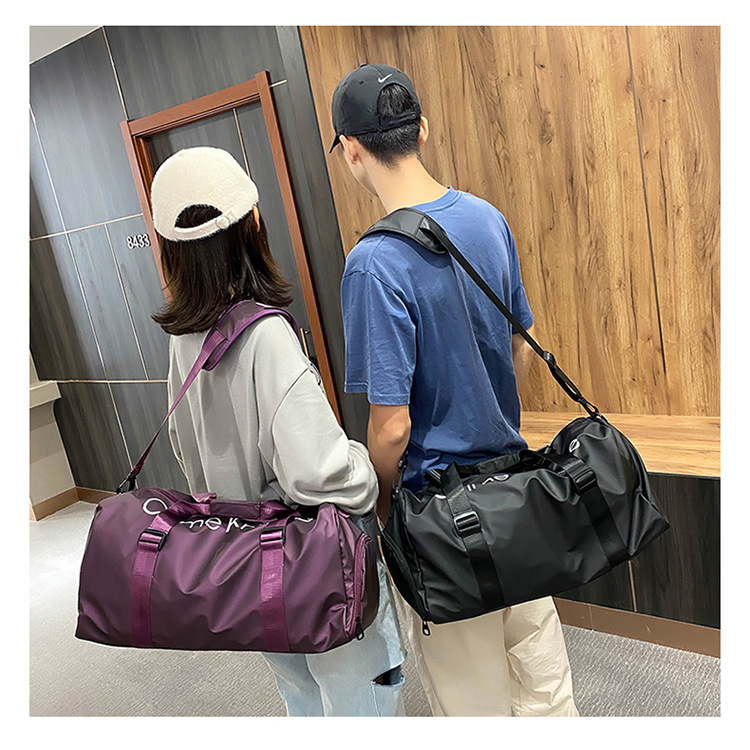 可套拉杆大容量手提旅行包通用干湿分离运动健身收纳包出差行李包详情23