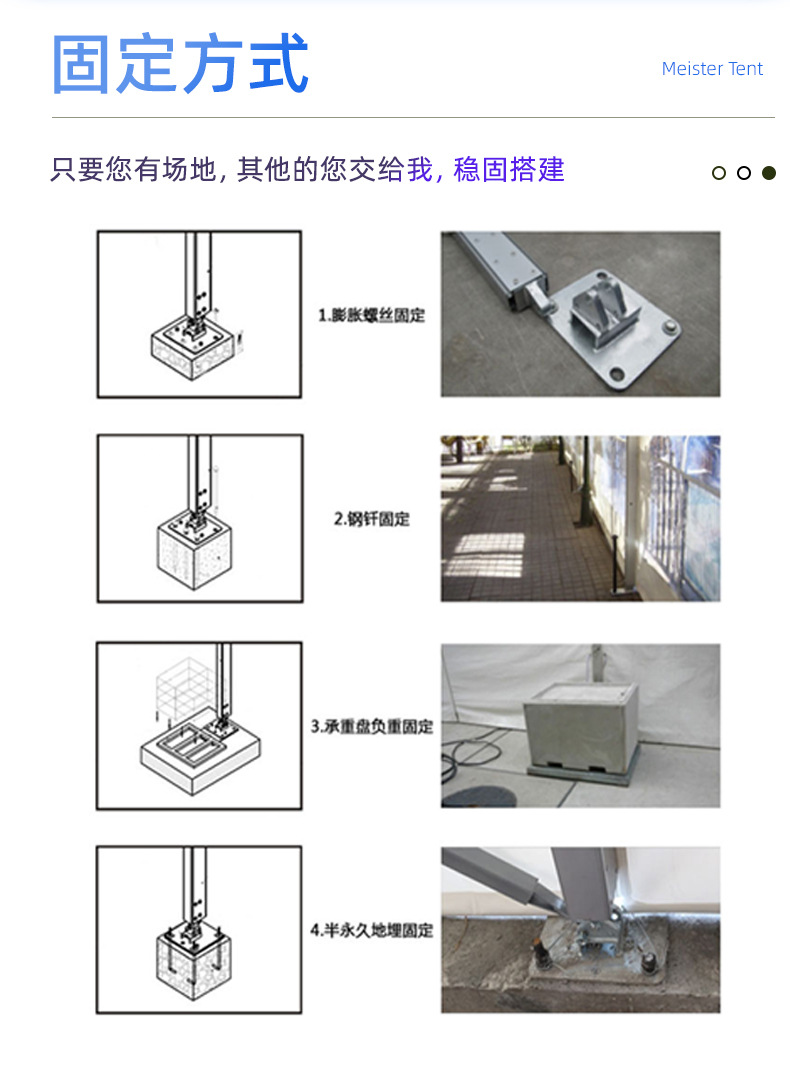 户外工业仓库大篷临时储存库房抗风大型德国大棚商业活动蓬房欧式详情9