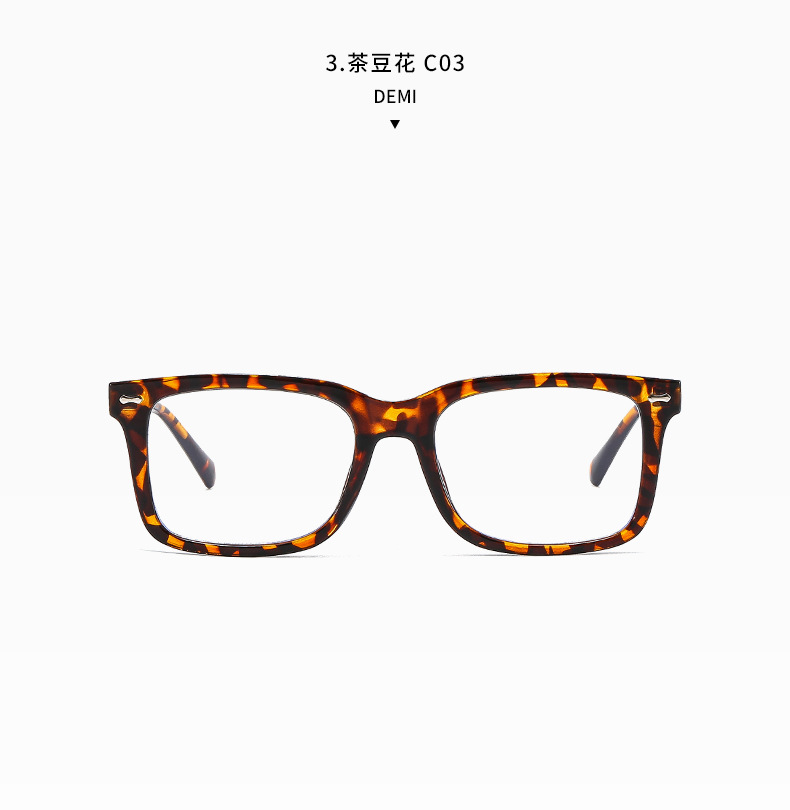 The 2025 new square optical glasses are casual, fashionable and trendy. They are flat light glasses suitable for both men and women for study and work pic 16