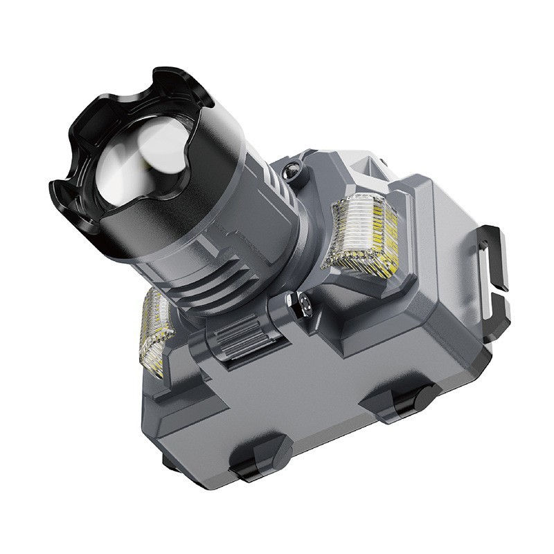Rechargeable headlamp, high-intensity floodlight, headlamp body, outdoor sports, night running, work flashlight, multi-functional headlamp pic 2