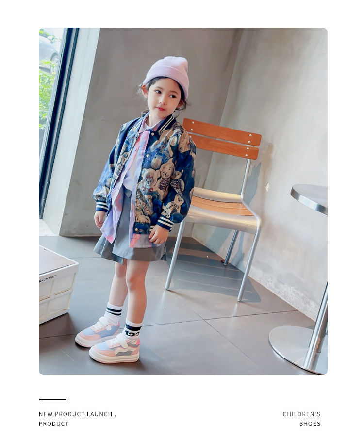儿童运动鞋女童鞋子低帮板鞋2023秋季新款潮鞋女孩中大童休闲鞋子详情8
