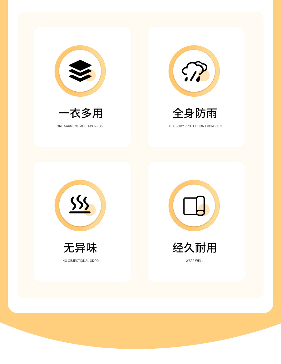 【正雨】雨衣加长款防护全身户外出行便携式电动车电瓶车雨披雨衣详情4