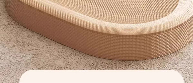 Pet supplies, toys, large cat scratch basin board, integrated cat bed, summer cool bed, sisal, scratch-resistant and non-flaking pic 2