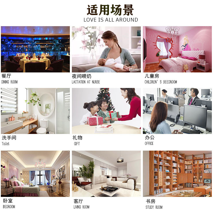 跨境月球灯USB充电小夜灯星球灯七彩触摸LED床头台灯创意生日礼物详情17