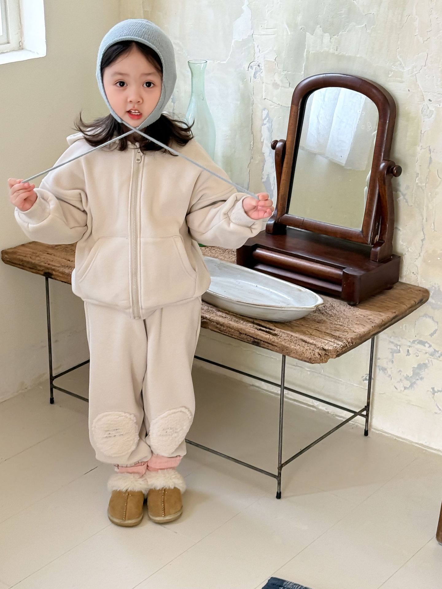 【清仓款】维木童装女童加绒卫衣套装2024冬季新款儿童韩版上衣卫详情29